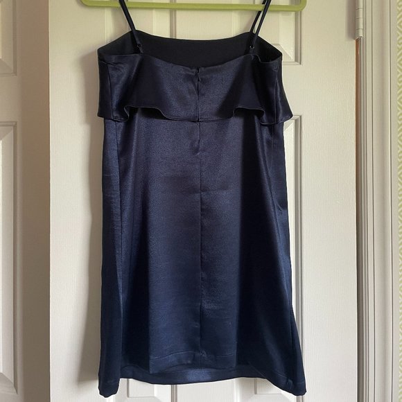 Urban Outfitters Navy Ruffle Dress - Picture 3 of 3